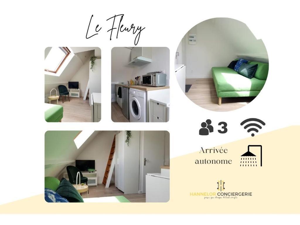 Le Fleury - Studio Calme Proche De Rouen Deville-les-Rouen Exteriér fotografie